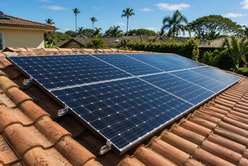 Installation de panneaux solaires à Parcoul-Chenaud